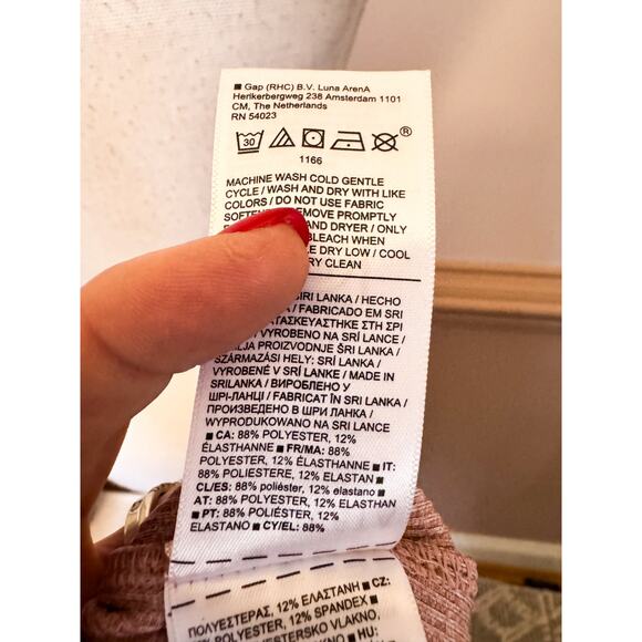 Athleta Long Sleeve Uptempo Ribbed Henley Top Size XS - Picture 7 of 7